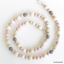 Guirlande en perles de bois Charlotte
