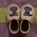 Pantofole pantofole - scarpa suola morbida a mano in pelle - marrone in pelle