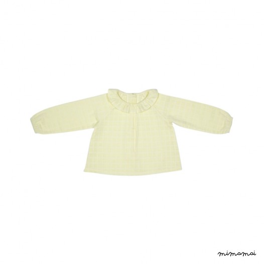 Blouse en lange jaune Charlotte