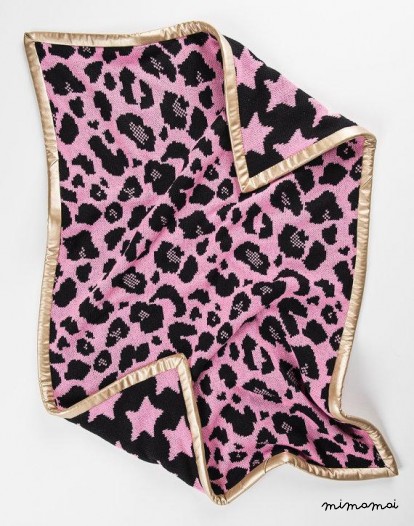 Coperta del bambino, coperta di stampa leopardo, stella coperta,