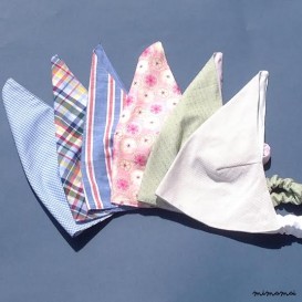 Bandana in morbido tessuto di cotone, reversibile