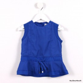 Sporty Peplum Top blue