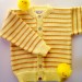 Baby Knit lemon Cardigan