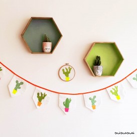 Cactus Fabric Bunting