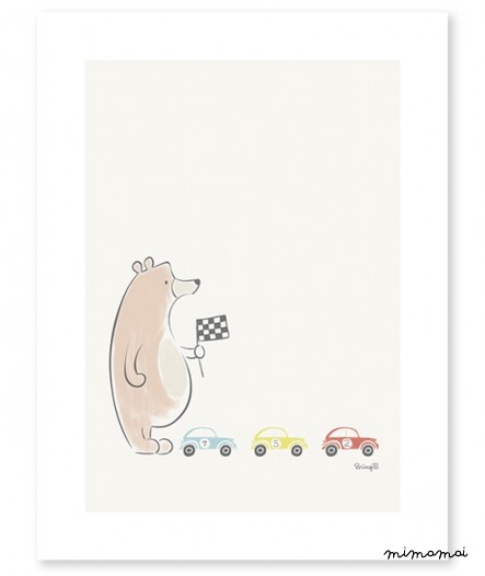 AFFICHE ( 30x40cm) - MINI CARS