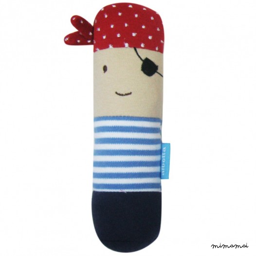 Pirate baby rattle