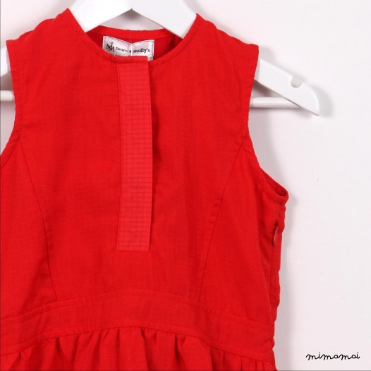 Fit and Flare Dress red