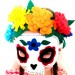 Sugar Skull Mask - giorno della maschera morto -