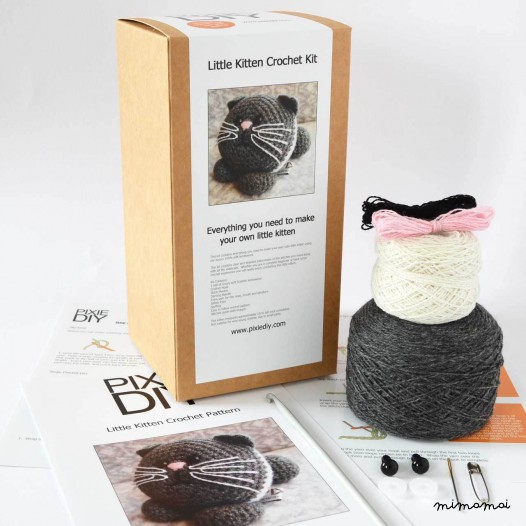 KITTEN AMIGURUMI CROCHET KIT
