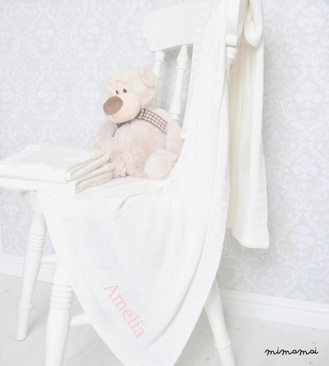 Personalised Bamboo Heart Blanket