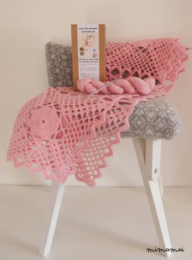 LUXURY LACE CROCHET BABY BLANKET KIT