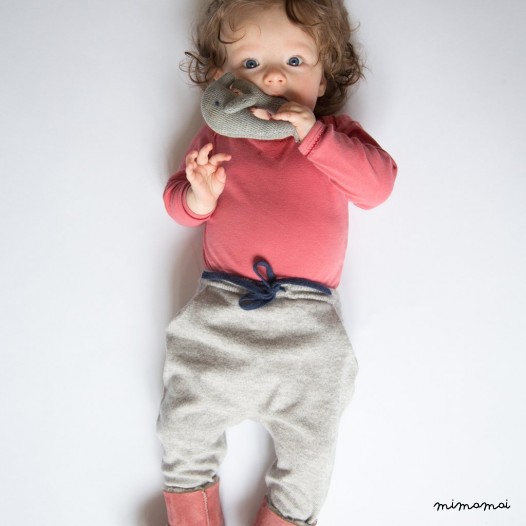 Baby Pants - Beige M&eacute;lange