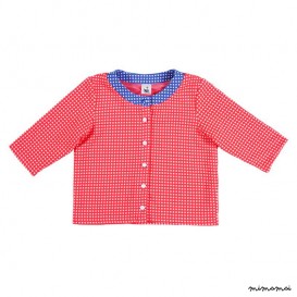 3/4 Sleeve Cardigan pink and blue