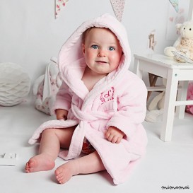 Pink Fleece Royal Baby Robe