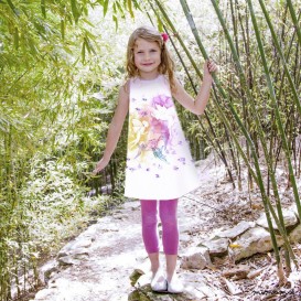 A- Sleeveless Dress: Subtle Fairies