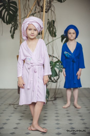 Emma and David bathrobes