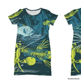 Fishbones T-shirt Dress Girl