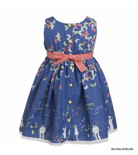 Martha Butterfly Navy