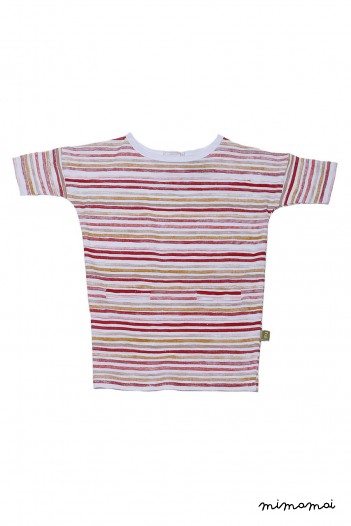 Tess Dress Red Stripe
