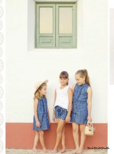 Girl in blue dress... Summer dress... Tunic dress...