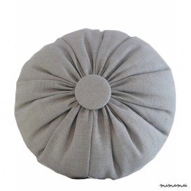 COUSSIN LITTLE MACARON LIN LAV&Eacute; GRIS