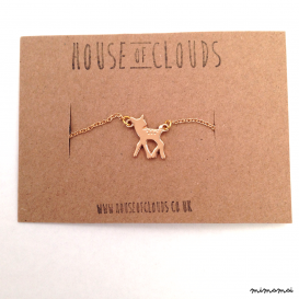 Deer necklace
