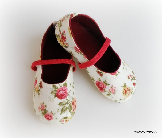 Soft White Shabby Chic Baby Girl Shoes