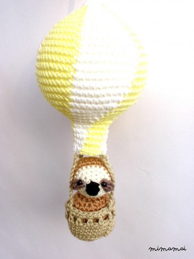 Yellow Gray Nursery Mobile