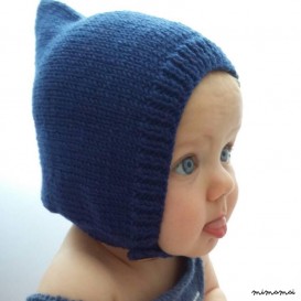 Toddler hat, Knit baby hat, pixie cap, pixie hat, baby present, new baby gift,