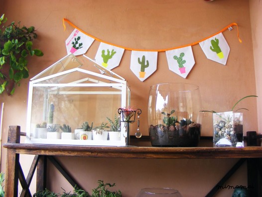 Cactus Fabric Bunting