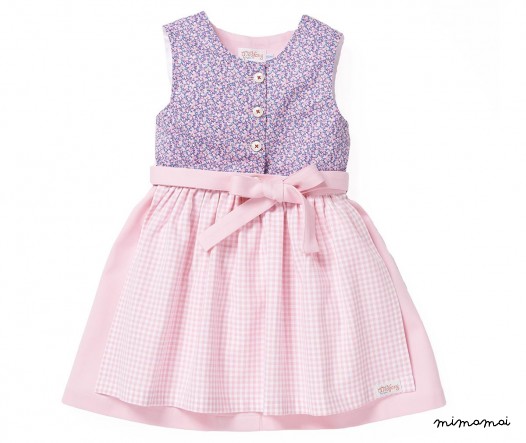 Dress MY DIRNDL flower rose/check rose