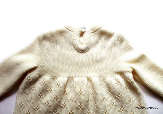 Babygirls/Girls knitted Merino wool lace Dress/outfit/christenings/birthday
