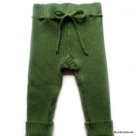 Babies/Children's/Toddlers knitted merino wool high waist Leggings/pants/trousers/2x2 rib knit
