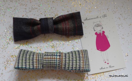 Barrette plate lainage &eacute;cossais