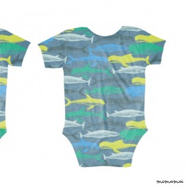 Onesie Camo whales