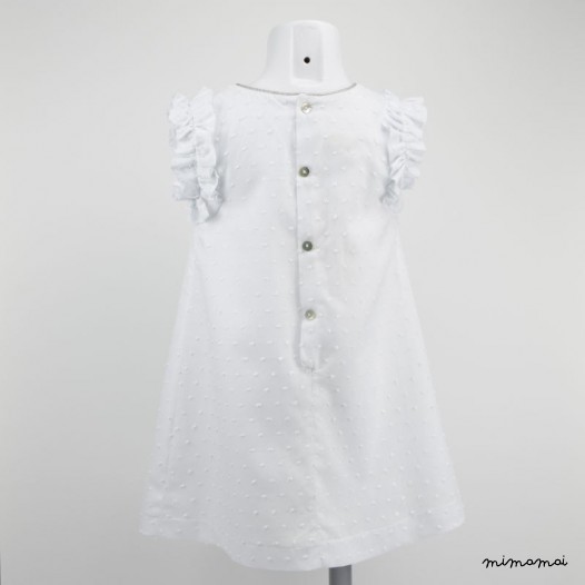Girl's White Dress, Children's Clothing, White Dress, Kids Dress, Toddler White dress
