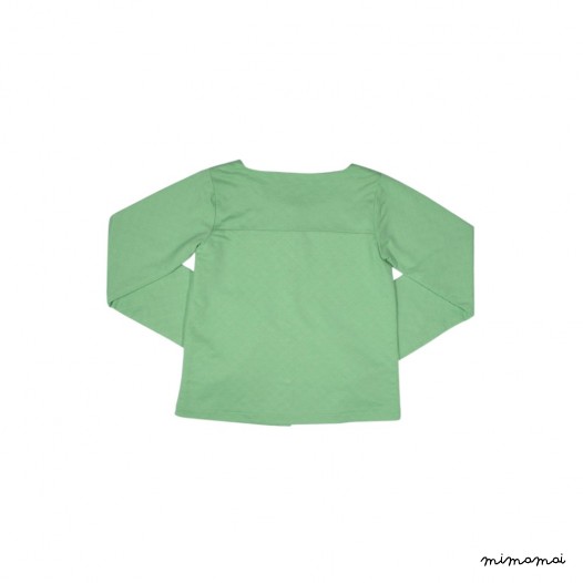 Veste fille verte Calixte