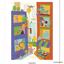 AFFICHE ( 30x40cm) - NEIGHBOURS