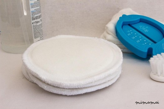 Lot de 2 coussinets d&rsquo;allaitement lavables bio