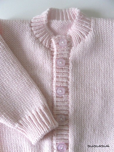 Pink Knitted Cardigan