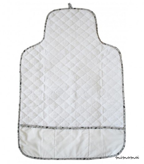 MATELAS &Agrave; LANGER DE VOYAGE CAPRI GRIS IMPOLI