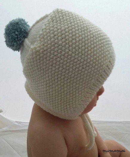 Baby bonnet, baby hat, baby cap, Knitted baby bonnet