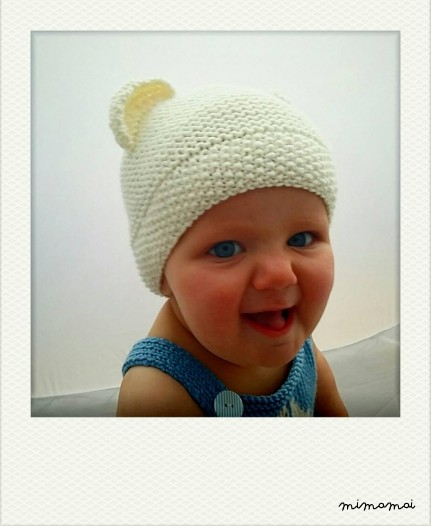 Bear hat, Baby bear hat, polar bear hat, hat with ears