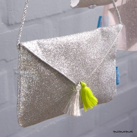Silver glitter Bag