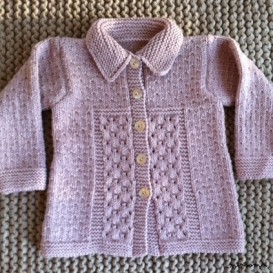 Elegant pink girls' jumper