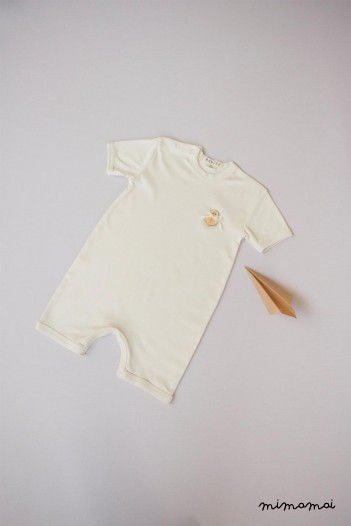 Silk body with wooden decoration