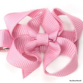 Small Quartz Pink Bow