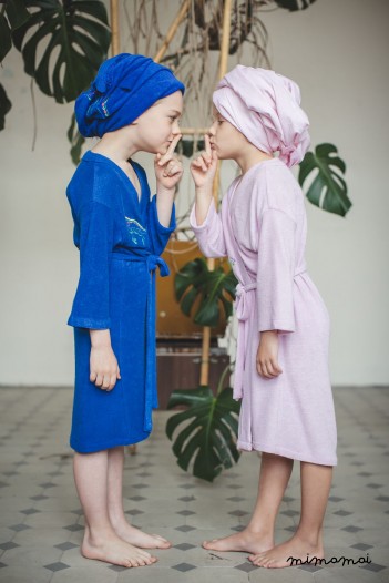 Emma and David bathrobes