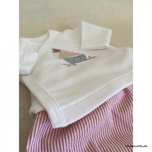 Conjunto cruzado con short Mediterraneo