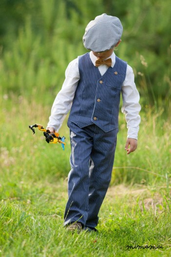 Natural cotton vest